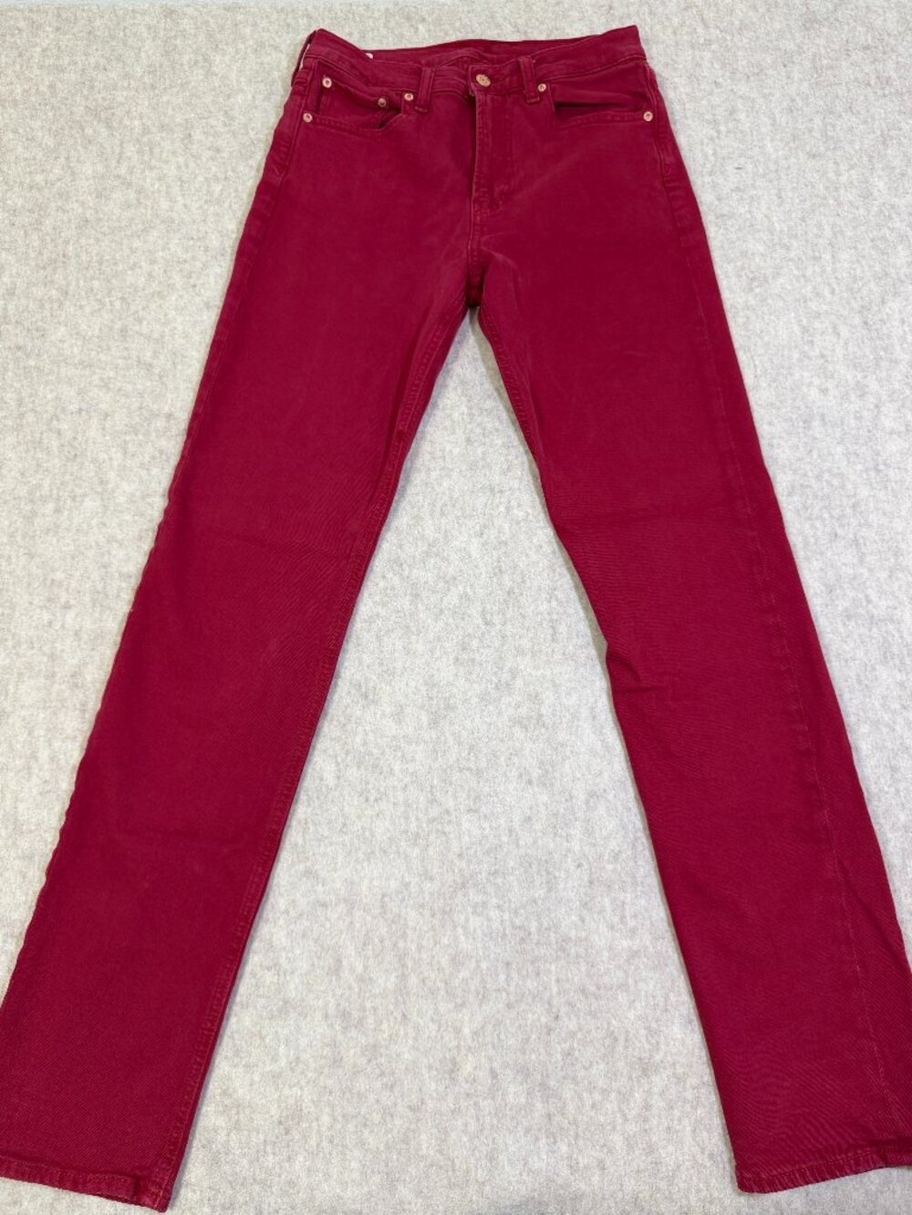 Gap ’90s Straight High Rise Red Jeans 28/6 Tall Long